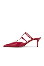 Valentino Garavani Rockstud Wispy Mule in Rosso, view 5, click to view large image.