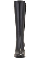 Valentino Garavani V Logo Signature Boot in Nero, view 4, click to view large image.