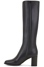 Valentino Garavani V Logo Signature Boot in Nero, view 5, click to view large image.