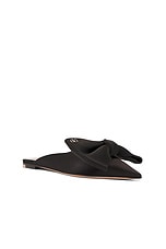 Valentino Garavani Unchateau Bow Mule in Nero, view 2, click to view large image.