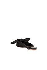 Valentino Garavani Unchateau Bow Mule in Nero, view 3, click to view large image.