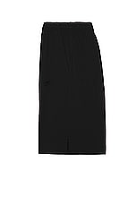 VETEMENTS Jersey Shorts in Black, view 3, click to view large image.