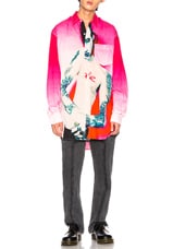VETEMENTS Marilyn Manson Shirt in Pink Print | FWRD