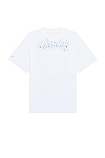 VETEMENTS Scribbled Teen T-shirt in White, view 2, click to view large image.