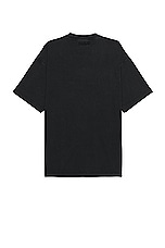 VETEMENTS Crystal Limited Edition T-shirt in Washed Black, view 2, click to view large image.