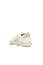 Veja Campo Sneaker in Extra White & Natural Suede, view 3, click to view large image.