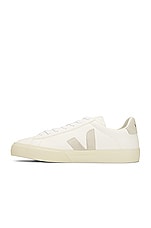 Veja Campo Sneaker in Extra White & Natural Suede, view 5, click to view large image.