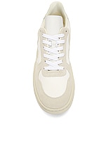Veja V-10 Sneakers in White, Natural, & Pierre, view 4, click to view large image.