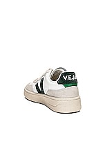 Veja V-90 Sneaker in Extra White & Cyprus, view 3, click to view large image.