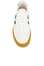 Veja Campo Sneaker in Extra White & California Natural, view 4, click to view large image.