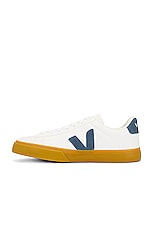 Veja Campo Sneaker in Extra White & California Natural, view 5, click to view large image.
