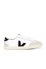 Veja Volley in White & Black, view 1, click to view large image.