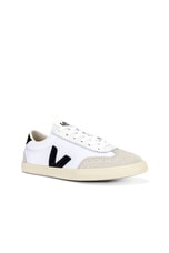 Veja Volley in White & Black, view 2, click to view large image.