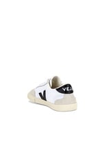Veja Volley in White & Black, view 3, click to view large image.