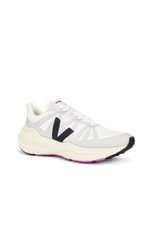 Veja Condor 3 in White & Black, view 2, click to view large image.