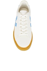 Veja Campo in Extra White & Aqua, view 4, click to view large image.