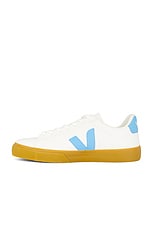 Veja Campo in Extra White & Aqua, view 5, click to view large image.