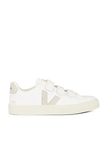 Veja Recife Logo in Extra White & Natural, view 1, click to view large image.