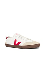 Veja Volley in White, Pekin, & Bark, view 2, click to view large image.