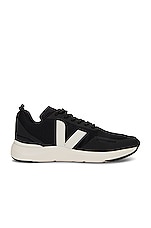 Veja Impala Sneaker in Black & Cream, view 1, click to view large image.