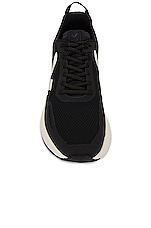 Veja Impala Sneaker in Black & Cream, view 4, click to view large image.