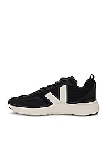 Veja Impala Sneaker in Black & Cream, view 5, click to view large image.