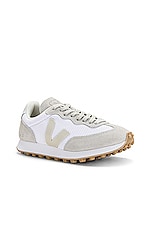 Veja Rio Branco Sneaker in White Pierre & Natural, view 2, click to view large image.