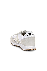 Veja Rio Branco Sneaker in White Pierre & Natural, view 3, click to view large image.