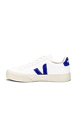 Veja Campo Sneaker in Extra White & Paros, view 5, click to view large image.