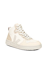 Veja V-15 Sneaker in Cashew, Pierre, & Multico, view 2, click to view large image.