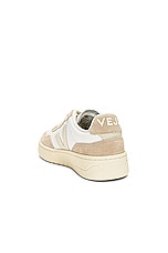 Veja V-90 Sneaker in Extra White & Pierre, view 3, click to view large image.
