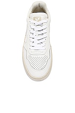 Veja V-90 Sneaker in Extra White, view 4, click to view large image.