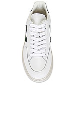 Veja V-12 Sneaker in Extra White & Cyprus, view 4, click to view large image.