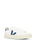 Veja Campo Sneaker in Extra White & California, view 2, click to view large image.