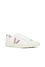Veja Esplar Sneaker in Extra White & Nacre, view 2, click to view large image.