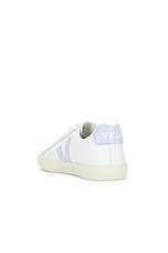 Veja Esplar Sneaker in Extra White & Swam, view 3, click to view large image.