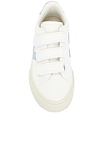 Veja Recife Sneaker in Extra White & Steel, view 4, click to view large image.