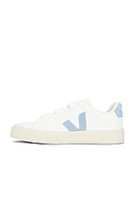 Veja Recife Sneaker in Extra White & Steel, view 5, click to view large image.