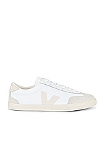 Veja Volley Sneaker in White Pierre, view 1, click to view large image.