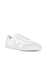 Veja Volley Sneaker in White Pierre, view 2, click to view large image.