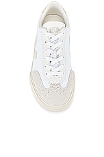 Veja Volley Sneaker in White Pierre, view 4, click to view large image.