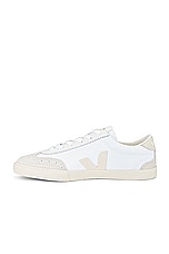 Veja Volley Sneaker in White Pierre, view 5, click to view large image.
