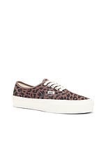 Vans Vault Authentic Reissue 44 Sneaker in Leopard, view 2, click to view large image.
