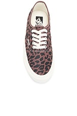 Vans Vault Authentic Reissue 44 Sneaker in Leopard, view 4, click to view large image.