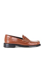 Vinny's Yardee Mocassin Loafer in Polido Leather Cognac, view 1, click to view large image.