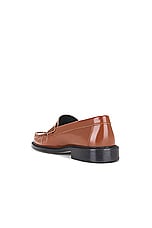Vinny's Yardee Mocassin Loafer in Polido Leather Cognac, view 3, click to view large image.