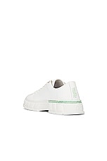 Viron 2005 Low Top Sneaker in White Corn, view 3, click to view large image.
