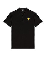 VERSACE Polo in Black, view 1, click to view large image.
