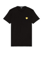 VERSACE Tee in Black, view 1, click to view large image.