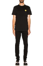 VERSACE Tee in Black, view 5, click to view large image.